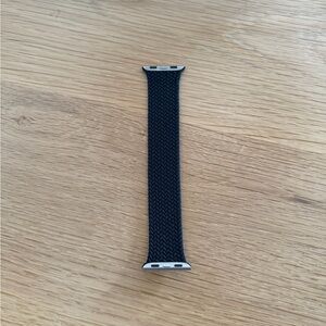 Apple Black Braided Solo Loop, Size 4, 40mm Band for Apple Watch